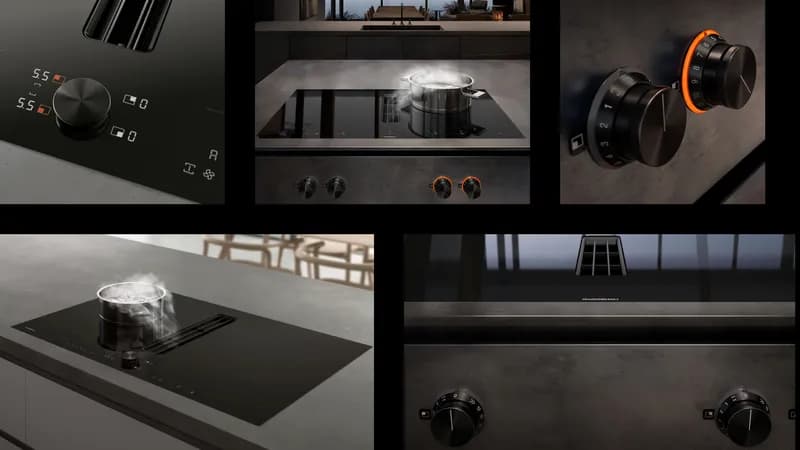 Flex индукционни котлони с вградена вентилация