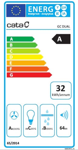 АСПИРАТОР CATA GCDUAL 45 WH - Мостра thumbnail 3