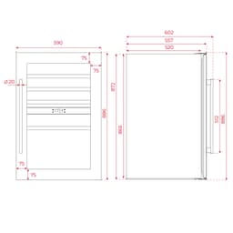 Виноохладител TEKA Sommelier RVI 20046 GBK - Лоша опаковка thumbnail 7