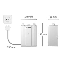 Проточен бойлер BOSCH TR4000 8 ET - мостра thumbnail 2